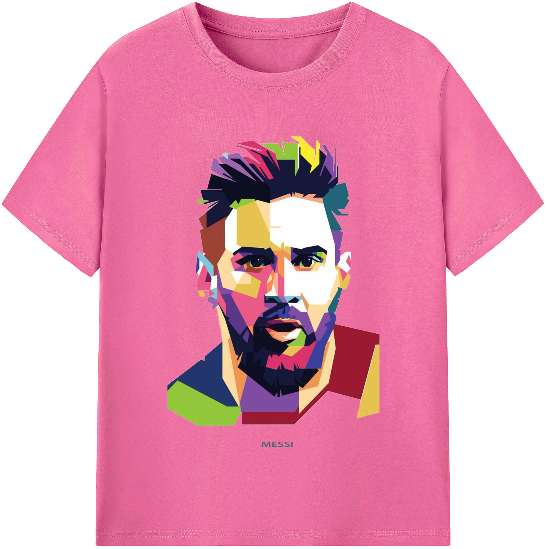 （画像用）  レディースカジュアルプリントTシャツ（綿100％）